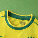CAMISETA BRASIL I 1998 EQUIPACIÓN PARA NIÑOS (RETRO)
