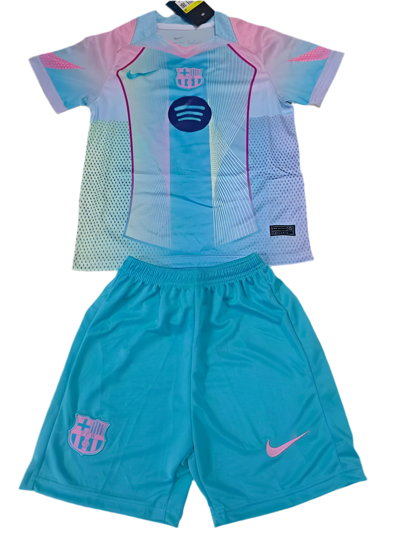 BARCELONA 25/26 EDICIÓN ESPECIAL V AZUL CONJUNTO INFANTIL