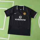 CAMISETA MANCHESTER UNITED NEGRA III 03/04 EQUIPACIÓN PARA NIÑOS (RETRO)