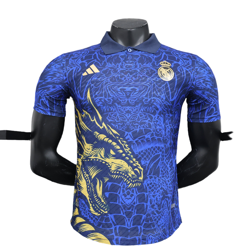Camiseta-real-madrid-edición-limitada-dragón-azul-jugador