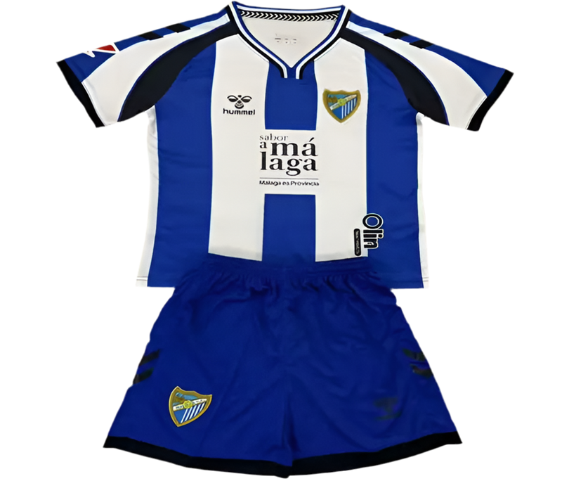 CAMISETA MÁLAGA CELEBRATIVO 25-26 CONJUNTO INFANTIL