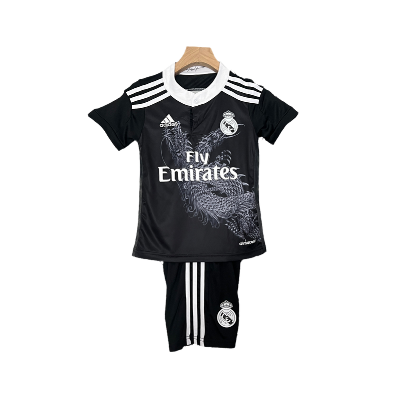 Camiseta-Real-madrid-iii-retro-2014-15-conjunto-infantil