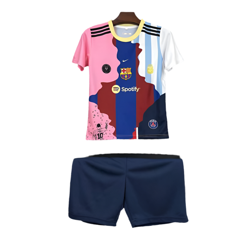 BARCELONA 25/26 EDICIÓN ESPECIAL MESSI CONJUNTO INFANTIL