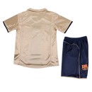 CAMISETA BARCELONA II 01/02 EQUIPACIÓN PARA NIÑOS (RETRO)