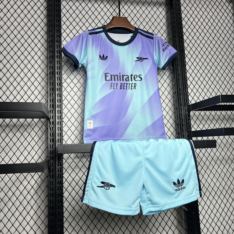 Arsenal III 24/25 conjunto infantil - Arsenal - 24/25 - Conjunto infantil - Fútbol - Equipamiento deportivo - Niños - Estilo.