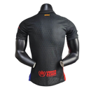 Barcelona-Camiseta-II-24-25-Hombre-Manga Larga-Jugador-Negra-Fútbol-Equipación-Uniforme-Temporada-Clásico-Deportivo-Calidad-Estilo
