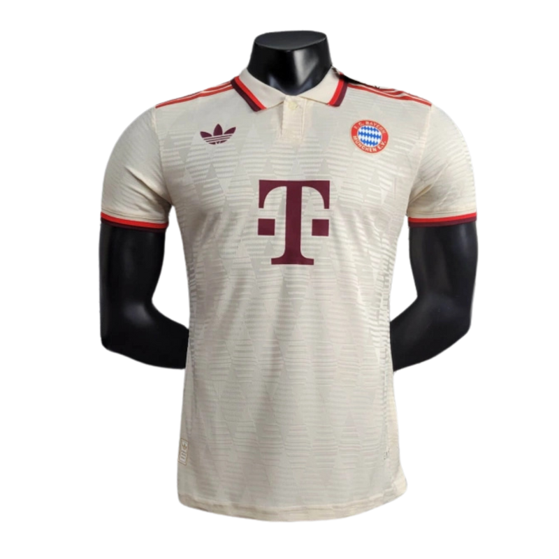 Bayern Munich-Camiseta-III-24-25-Hombre-Jugador-Beige-Fútbol-Equipación-Uniforme-Temporada-Clásico-Deportivo-Calidad-Estilo 



