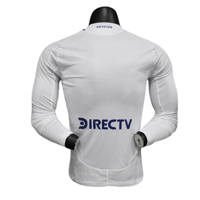 Boca Juniors-Camiseta-II-24-25-Hombre-Manga Larga-Jugador-Blanca-Fútbol-Equipación-Uniforme-Temporada-Clásico-Deportivo-Calidad-Estilo 



