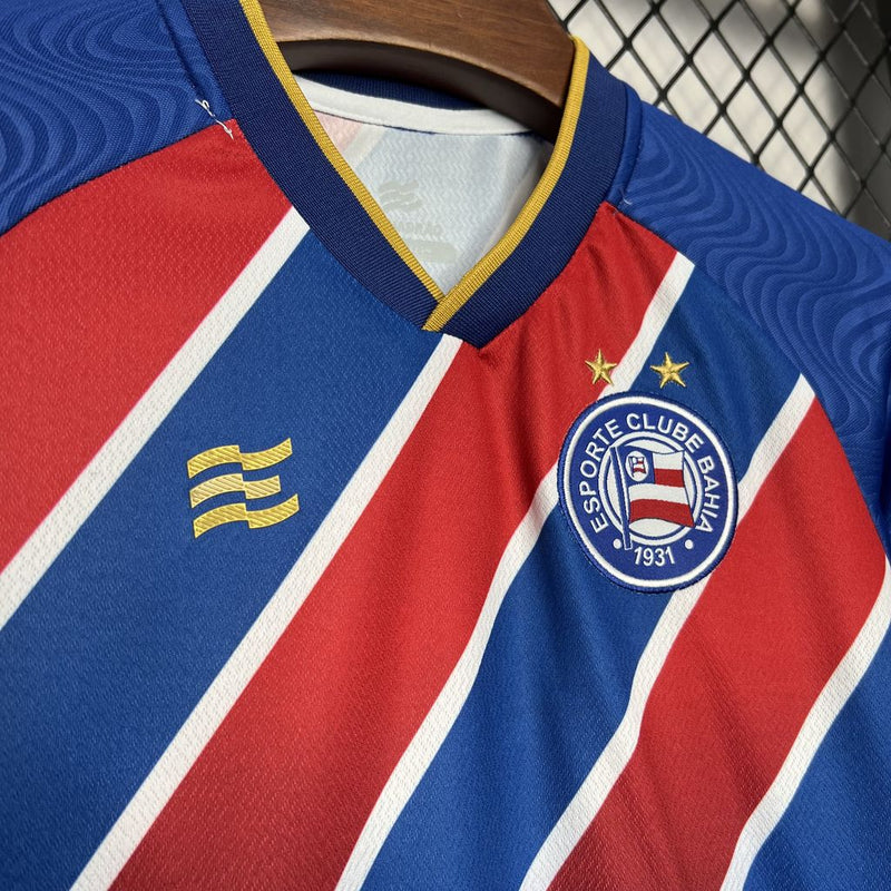 Camiseta Bahia I 24/25 conjunto infantil azul tricolor - Camiseta - Bahia - 24/25 - Conjunto infantil - Azul - Tricolor - Fútbol - Equipamiento deportivo - Niños - Estilo.