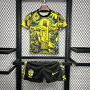 Camiseta Brasil edición especial amarillo conjunto infantil - Camiseta - Brasil - Edición especial - Amarillo - Conjunto infantil - Fútbol - Equipamiento deportivo - Niños - Estilo.