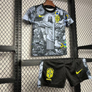 Camiseta Brasil edición especial gray conjunto infantil - Camiseta - Brasil - Edición especial - Gray - Conjunto infantil - Fútbol - Equipamiento deportivo - Niños - Estilo.