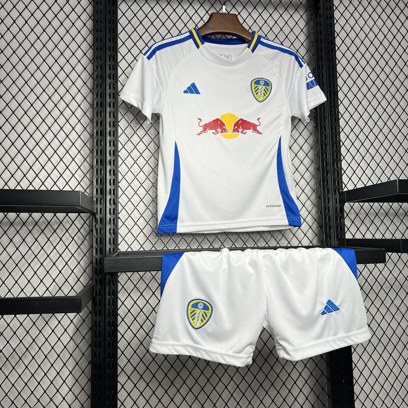 Camiseta Leeds United I 24/25 conjunto infantil blanca - Camiseta - Leeds United - 24/25 - Conjunto infantil - Blanca - Fútbol - Equipamiento deportivo - Niños - Estilo