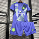 Camiseta Manchester United portero 24/25 conjunto infantil morado - Camiseta - Manchester United - Portero - 24/25 - Conjunto infantil - Morado - Fútbol - Equipamiento deportivo - Niños - Estilo.