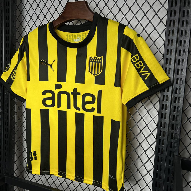 Camiseta Peñarol I 24/25 conjunto infantil amarilla negra - Camiseta - Peñarol - 24/25 - Conjunto infantil - Amarilla - Negra - Fútbol - Equipamiento deportivo - Niños - Estilo.