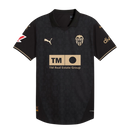 Camiseta Valencia 24-25 - Uniforme visitante Valencia CF - Equipación Puma - Camiseta fútbol 2024-25 - La Liga - Camiseta fútbol española - Camiseta fútbol negra - Camiseta fútbol dorada - Camiseta fútbol alta calidad - Camiseta fútbol barata - Camiseta fútbol hombre 
