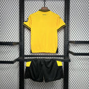 Camiseta Wolverhampton I 24/25 conjunto infantil amarilla - Camiseta - Wolverhampton - 24/25 - Conjunto infantil - Amarilla - Fútbol - Equipamiento deportivo - Niños - Estilo.