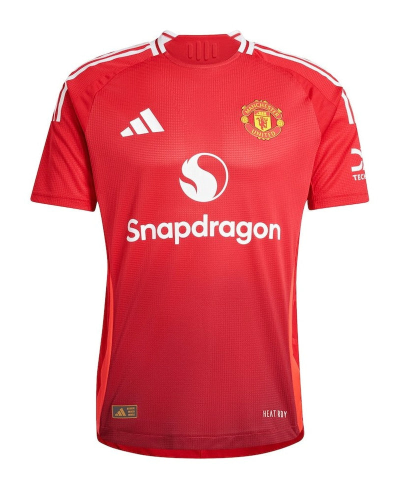CamisetadefutbolAdidasManchesterUnitedFC24-25-PremierLeague-Casa-2024-25-disenodegradado-rojo-equipamientodefutbol-comprar-comprarahora-compra-camiseta-jersey-futbol-manchester-united