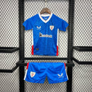 Conjunto Atlético Bilbao II azul 2024/25 - Azul - Infantil - Atlético Bilbao - Temporada 2024-2025 - Fútbol - Equipamiento deportivo - Niños - Estilo.