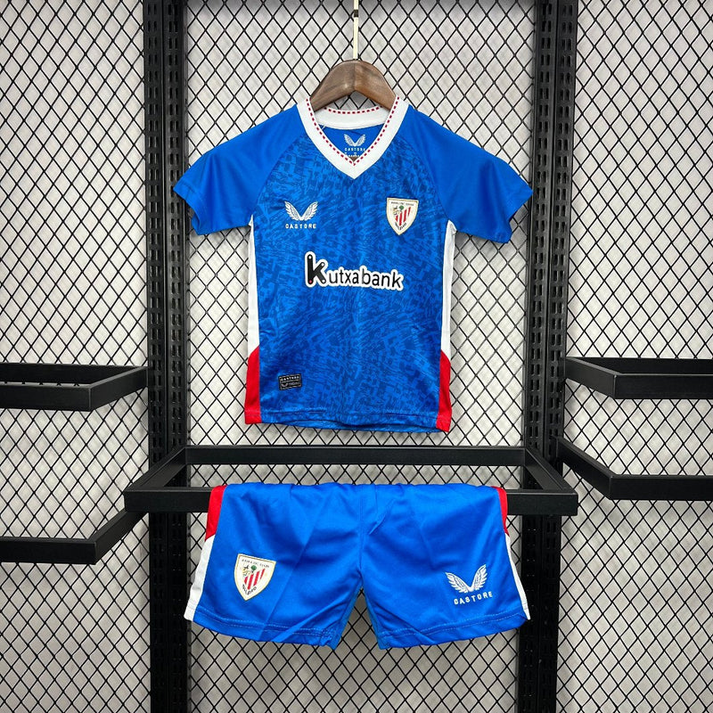 Conjunto Atlético Bilbao II azul 2024/25 - Azul - Infantil - Atlético Bilbao - Temporada 2024-2025 - Fútbol - Equipamiento deportivo - Niños - Estilo.