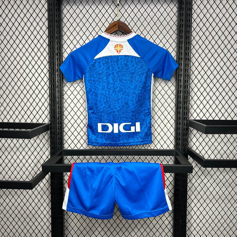 Conjunto Atlético Bilbao II azul 2024/25 - Azul - Infantil - Atlético Bilbao - Temporada 2024-2025 - Fútbol - Equipamiento deportivo - Niños - Estilo.