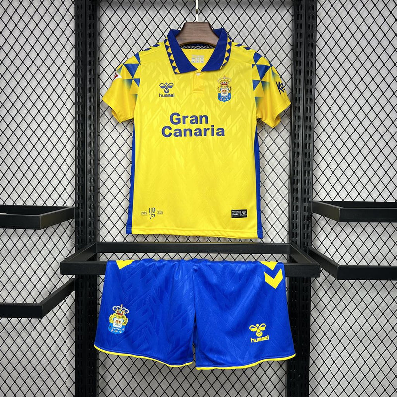 Conjunto infantil Las Palmas amarilla 2024/25 - Amarillo - Infantil - Las Palmas - Temporada 2024-2025 - Fútbol - Equipamiento deportivo - Niños - Estilo.
