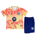 BARCELONA NARANJA 25/26 EQUIPACIÓN PARA NIÑOS