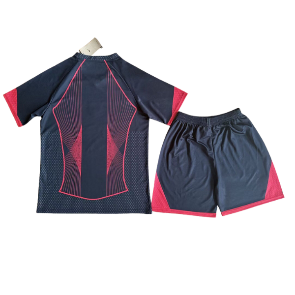 BARCELONA NEGRA Y ROJA 25/26 CONJUNTO INFANTIL