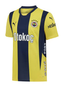 Fenerbahçe 2024/2025 - Camiseta titular Fenerbahçe - Superliga de Turquía - Diseño clásico - Detalles modernos - Amarillo - Azul marino - Gola redonda - Escudo del Fenerbahçe - Identidad del club - Historia del club - Elementos clásicos - Detalles modernos.