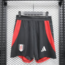 Fulham-Pantalones-Cortos-I-24-25-Jugador-Negro-Fútbol-Equipación-Uniforme-Temporada-Clásico-Deportivo-Calidad-Estilo