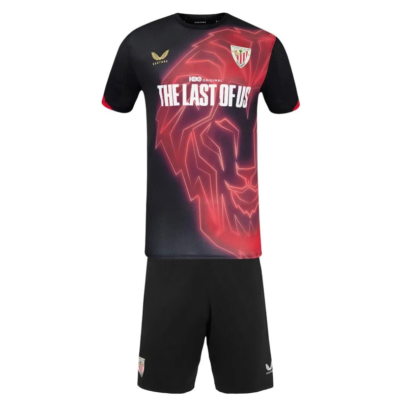 ATHLETIC BILBAO EDICIÓN LIMITADA THE LAST OF US 25-26 NEGRA CONJUNTO INFANTIL HOMBRE