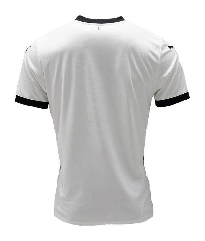 Blanca-Stade Rennais - 2024-2025 - Rennes - Fútbol - Ligue 1 - Copa de Francia - Puma -  Diseño -  Temporada - Camiseta suplente - Club - Estadio - Jugadores - Moda - Estilo - Comprar - Camisetas de fútbol - Venta - Última colección - Moda deportiva - Negro - Rojo - Moderno