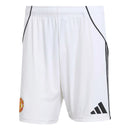 PANTALONES CORTOS MANCHESTER UNITED BLANCA 25/26