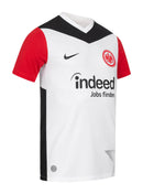 Eintracht Frankfurt - 2024/2025 - Camiseta Eintracht Frankfurt - Camiseta titular Eintracht Frankfurt - Uniforme Eintracht Frankfurt - Nike Eintracht Frankfurt - Diseño clásico - Blanco y negro - Rayas verticales - Bundesliga - Copa de Alemania - Europa League - Gola redonda - Escudo del club - Logo de Nike - Patrocinio Indeed - Tecnologías innovadoras - Confort - Rendimiento.