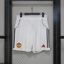 PANTALONES CORTOS MANCHESTER UNITED BLANCO 25/26 JUGADOR