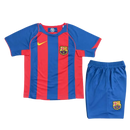 CAMISETA BARCELONA I 04/05 EQUIPACIÓN PARA NIÑOS (RETRO)