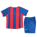 CAMISETA BARCELONA I 04/05 EQUIPACIÓN PARA NIÑOS (RETRO)