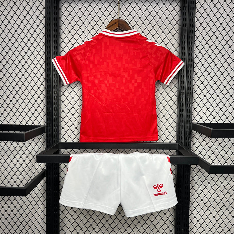 CAMISETA DINAMARCA I EURO 2024 CONJUNTO INFANTIL
