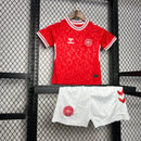 CAMISETA DINAMARCA I EURO 2024 EQUIPACIÓN PARA NIÑOS