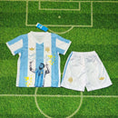 CAMISETA ARGENTINA CUMPLEAÑOS 24/25 EDICIÓN MESSI EQUIPACIÓN PARA NIÑOS