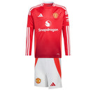 CAMISETA MANCHESTER UNITED MANGA LARGA I 24/25 EQUIPACIÓN PARA NIÑOS