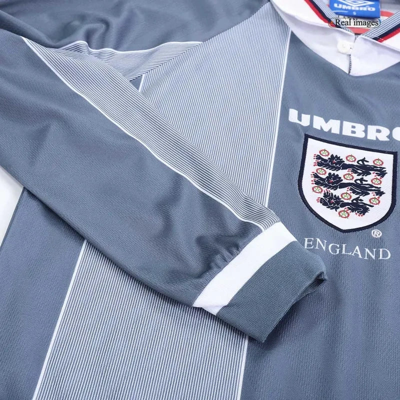 CAMISETA INGLATERRA 1996 EURO MANGA LARGA HOMBRE (RETRO)