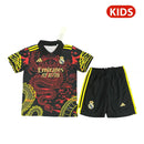 REAL MADRID DRAGÓN NEGRA Y ROJA 25/26 CONJUNTO INFANTIL