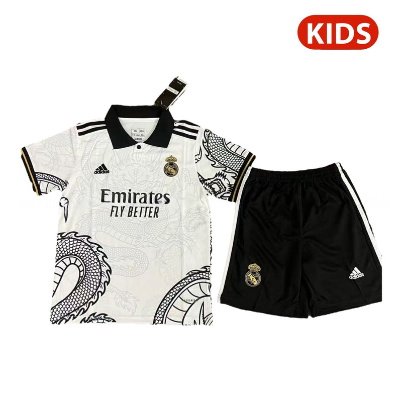 REAL MADRID DRAGÓN BLANCA  25/26 CONJUNTO INFANTIL