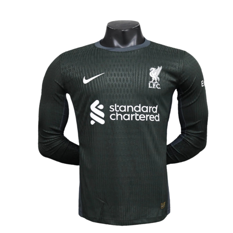 Liverpool-Camiseta-II-24-25-Hombre-Manga Larga-Jugador-Negra-Fútbol-Equipación-Uniforme-Temporada-Clásico-Deportivo-Calidad-Estilo 



