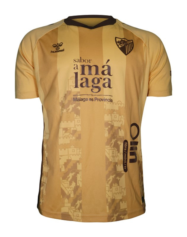 Málaga CF 2024/2025 - Tercera equipación Málaga CF - Diseño moderno - Atrevido - Detalles únicos - Temporada - Fútbol - Color principal - Negro - Toque único - Equipamiento deportivo - Estilo - Club.
