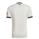 Manchester United 20242025 - Tercera camiseta Manchester United - Adidas Manchester United - Premier League - Copas Inglesas - Diseño moderno - Detalles únicos - Azul - Blanco - Plateado - Gola polo - Escudo del Manchester United - Logo de Adidas - Historia del club - Tecnologías innovadoras - Confort - Rendimiento