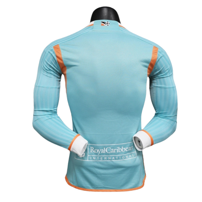 Miami-Camiseta-II-24-25-Hombre-Manga Larga-Jugador-Azul-Fútbol-Equipación-Uniforme-Temporada-Clásico-Deportivo-Calidad-Estilo 






