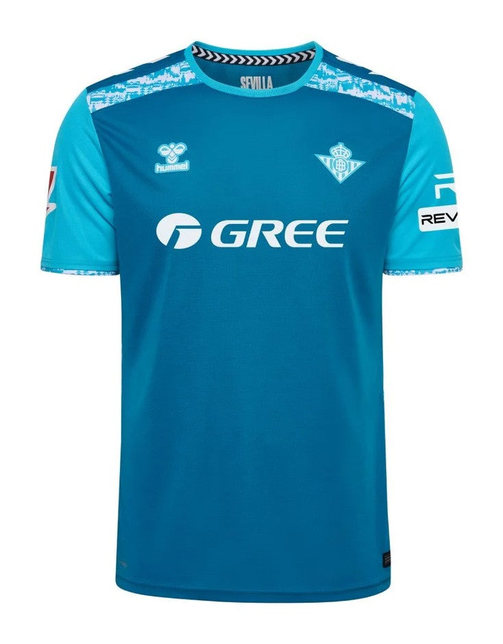 Real Betis 2024/2025 - Camiseta alternativa Real Betis - Diseño retro - Elegante - Detalles únicos - Temporada - Fútbol - Color principal - Toque único - Equipamiento deportivo - Estilo - Club.