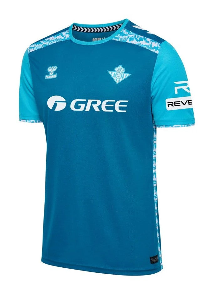 Real Betis 2024/2025 - Camiseta alternativa Real Betis - Diseño retro - Elegante - Detalles únicos - Temporada - Fútbol - Color principal - Toque único - Equipamiento deportivo - Estilo - Club.
