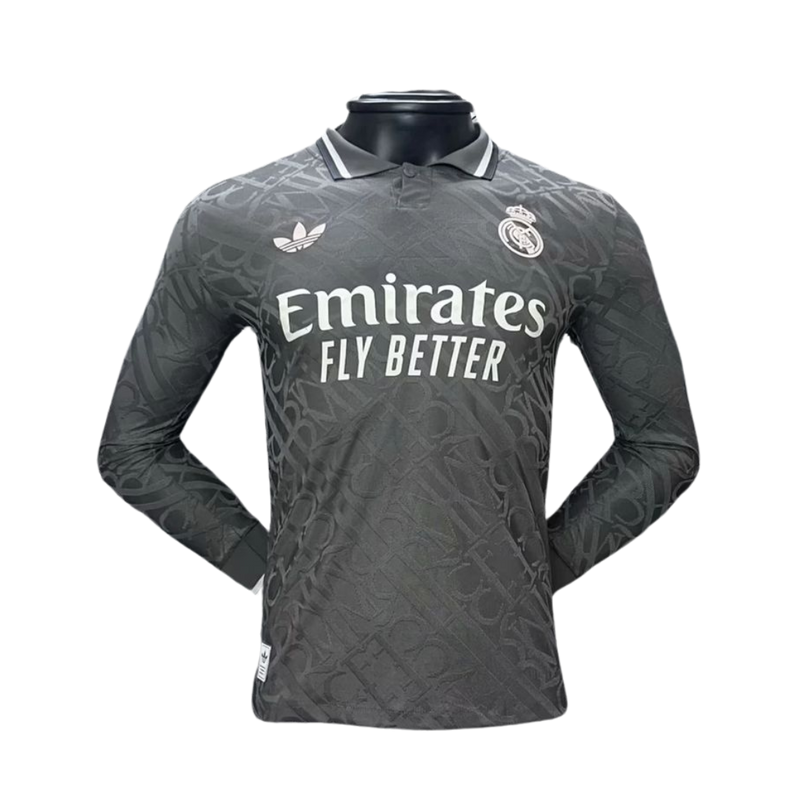 Real Madrid III 24/25 hombre gris manga larga versión jugador - Real Madrid - 24/25 - Hombre - Gris - Manga larga - Versión jugador - Fútbol - Equipamiento deportivo - Estilo.